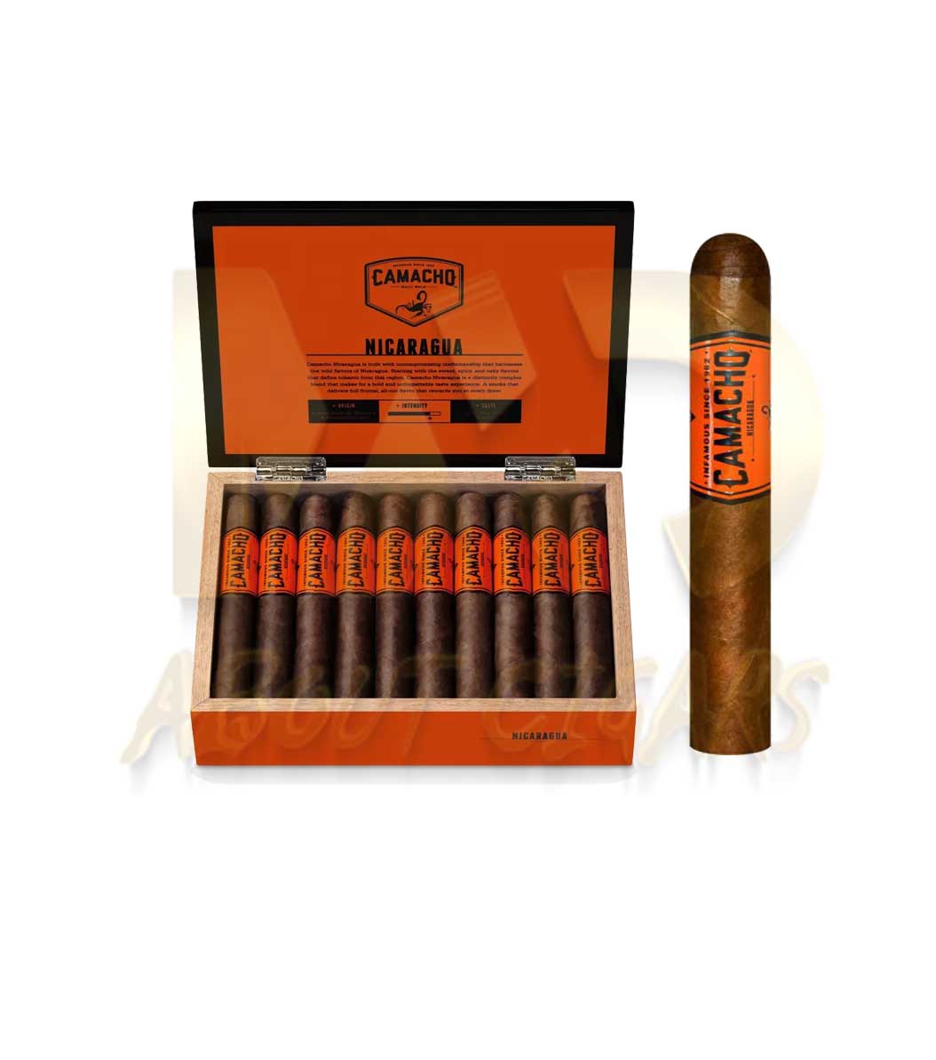 camachonicaraguacaja Camacho Nicaragua Robusto - Image 1