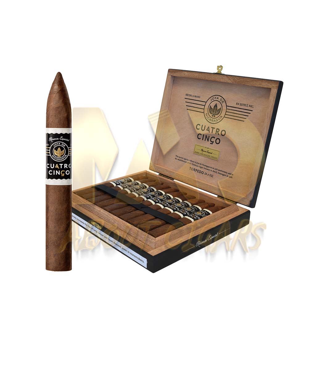 Joya20De20Nicaragua20Cuatro20Cinco20Reserva20Especial20Torpedo2010.jpg Joya De Nicaragua Cuatro Cinco Reserva Especial Torpedo - Image 1